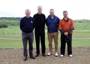 Teeing off in aid of Maggies Centre and local charitiies